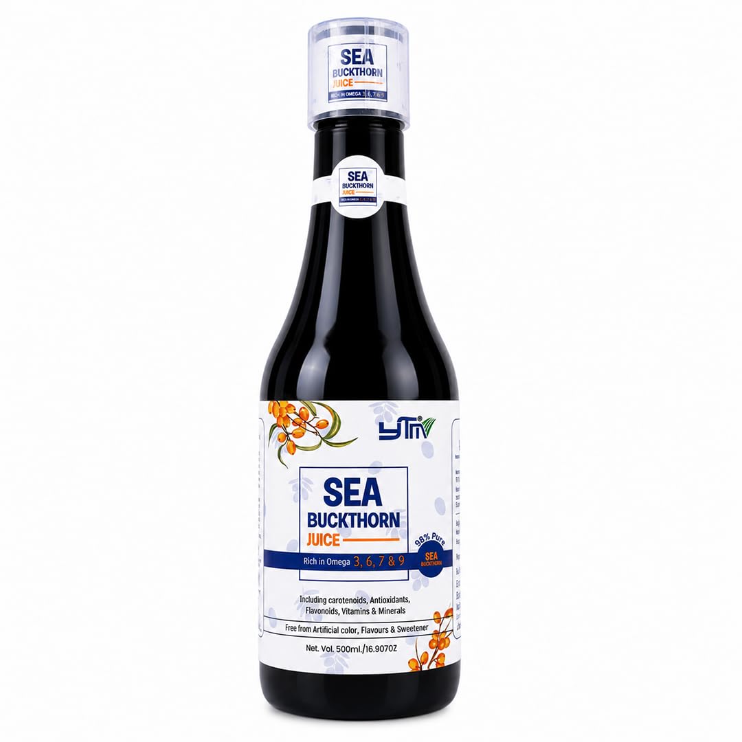 YTM Sea Buckthorn Juice 500 ml | Herbal Wellness Drink