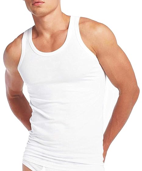 Conybio FIR Men’s Singlet Vest – White