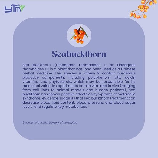 YTM Sea Buckthorn Juice 500 ml | Herbal Wellness Drink