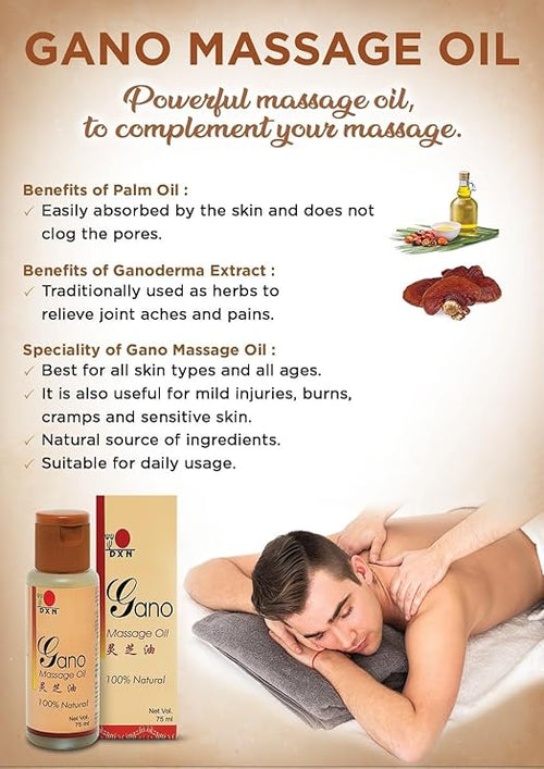 DXN Gano Massage Oil (75 ml)