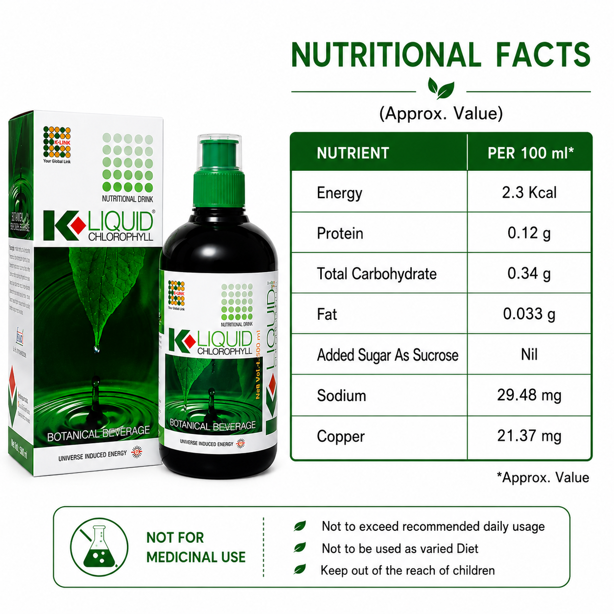 K-Link K-Liquid Chlorophyll