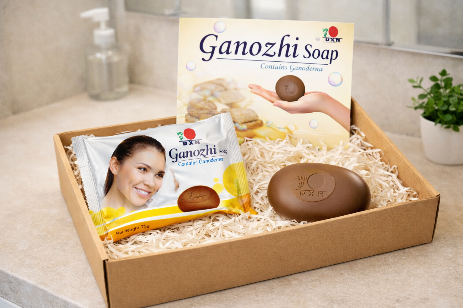 DXN Ganozhi Soap 75 g (Pack of 2)