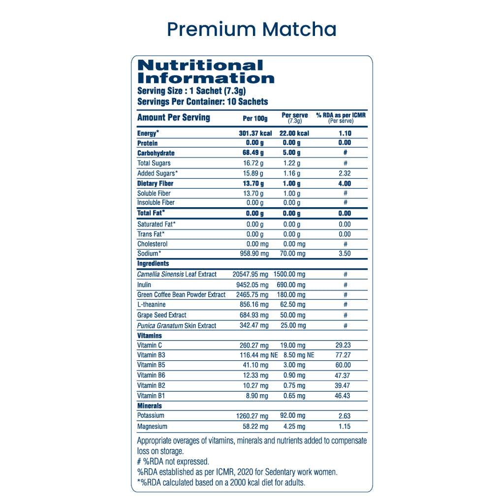 UNICITY Premium Matcha (10 Sachets)