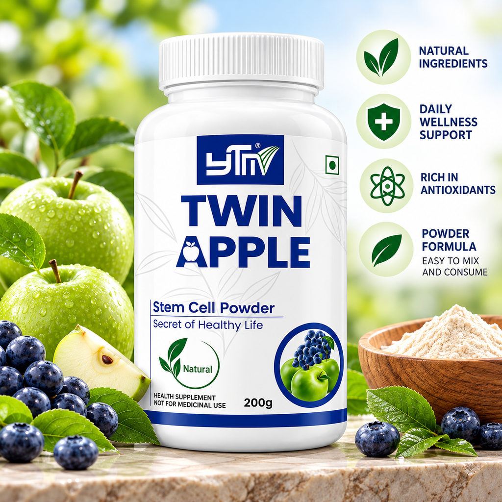 YTM Twin Apple Stem Cell Powder 200g | Health Supplement