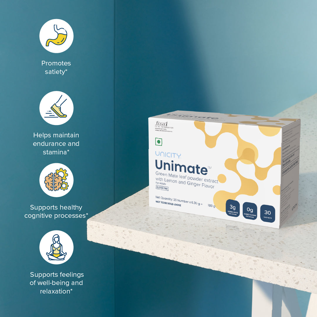 UNICITY Unimate Lemon Ginger (30 Sachets)